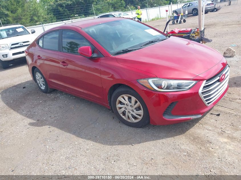 2017 HYUNDAI ELANTRA SE