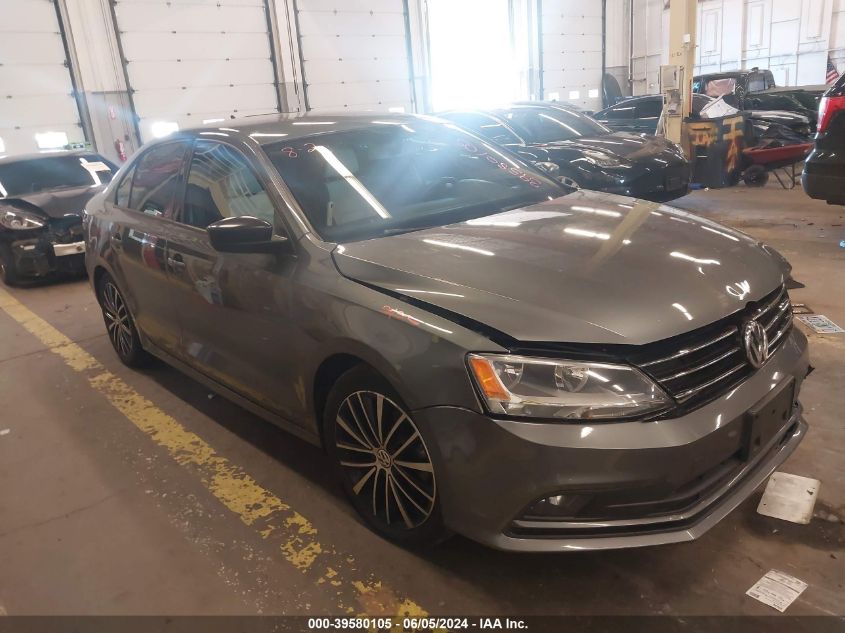 2016 VOLKSWAGEN JETTA SPORT