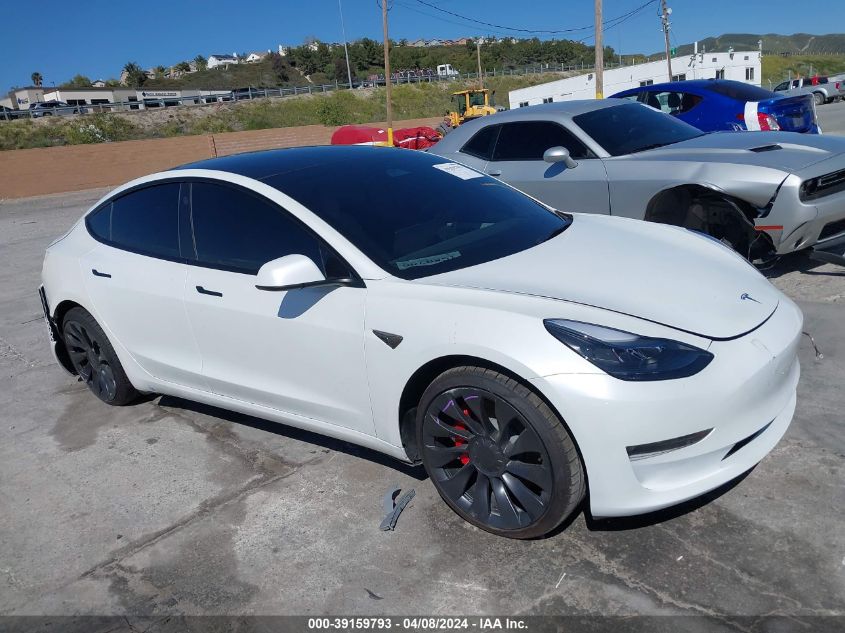 2023 TESLA MODEL 3 PERFORMANCE DUAL MOTOR ALL-WHEEL DRIVE