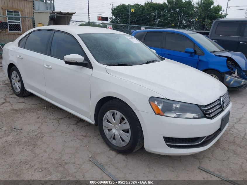 2013 VOLKSWAGEN PASSAT 2.5L S