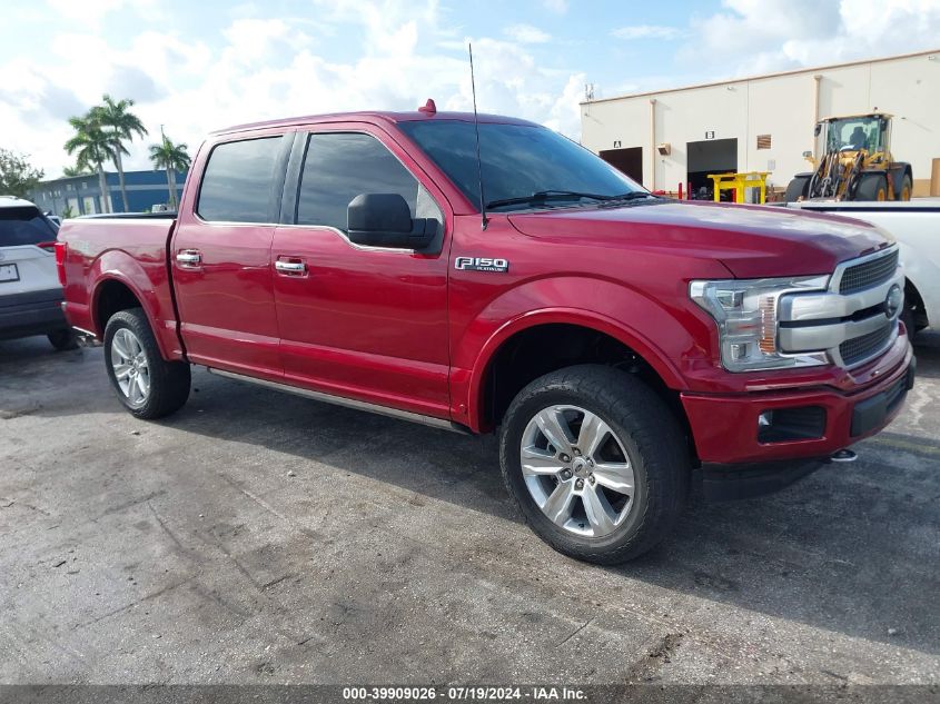 2018 FORD F-150 PLATINUM