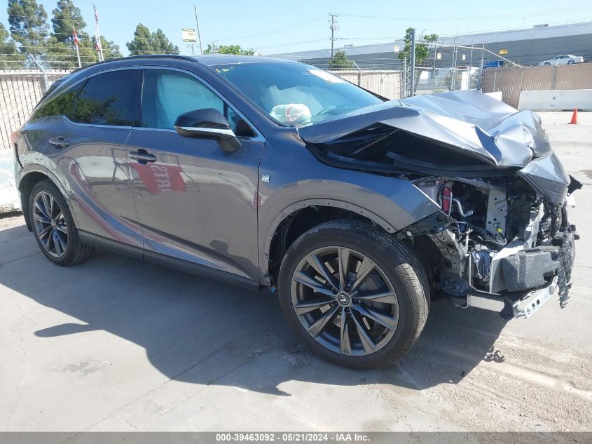 2023 LEXUS RX 350 F SPORT HANDLING