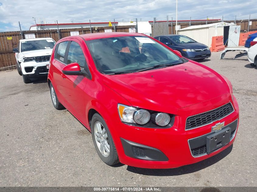 2012 CHEVROLET SONIC 2LT