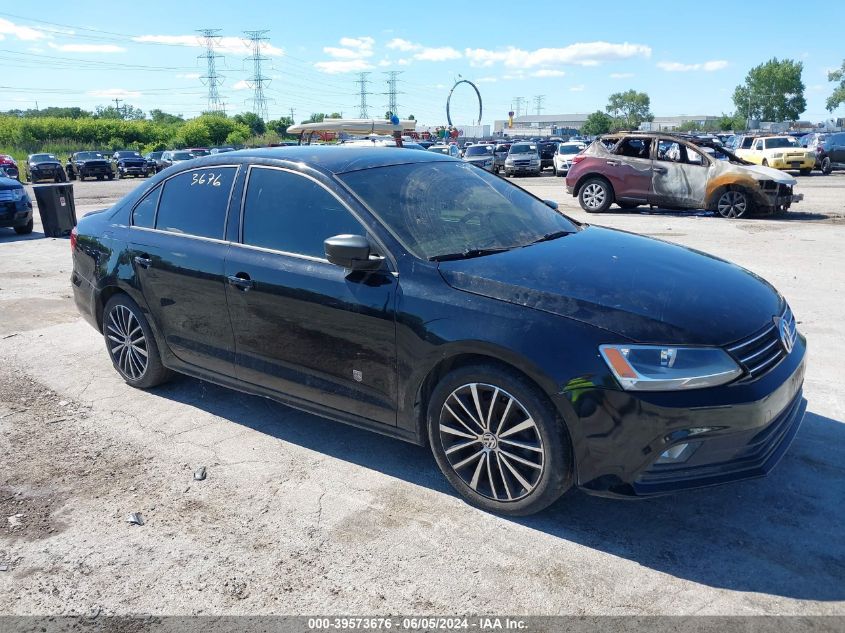 2016 VOLKSWAGEN JETTA SPORT