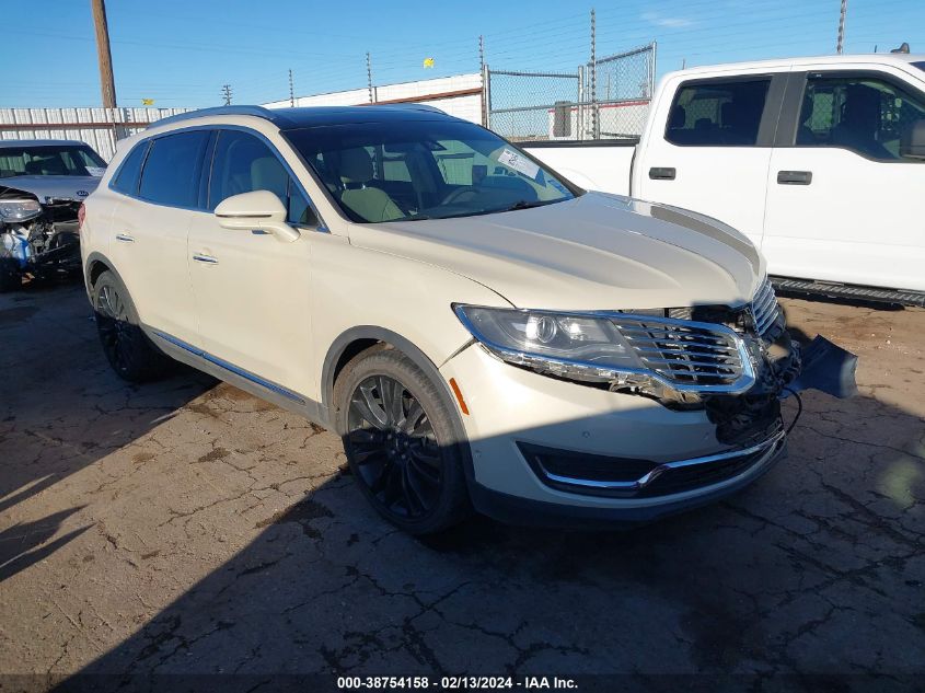 2016 LINCOLN MKX RESERVE