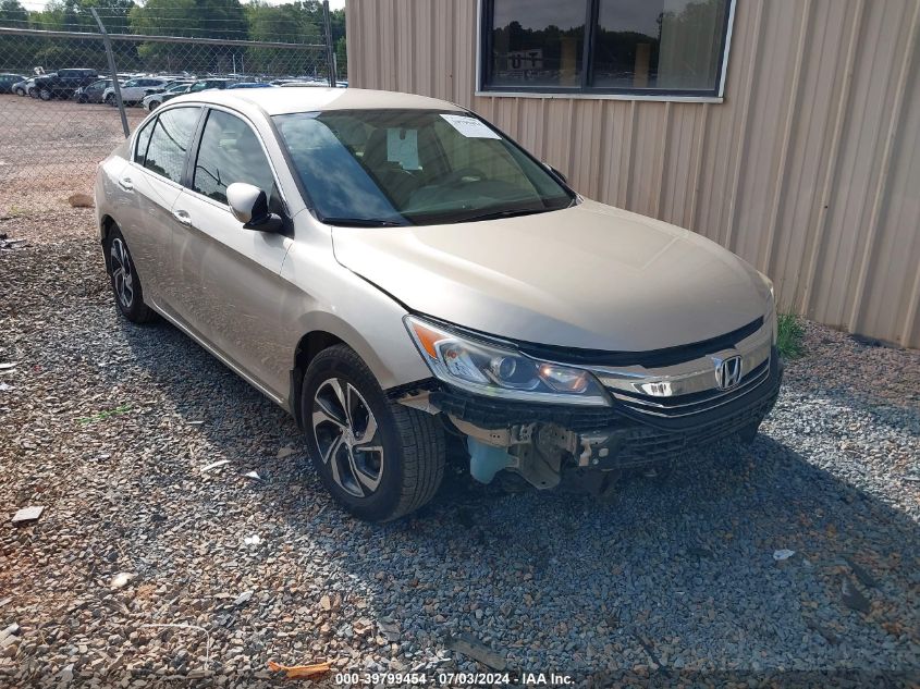 2017 HONDA ACCORD LX