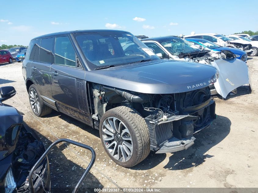 2017 LAND ROVER RANGE ROVER 5.0L V8 SUPERCHARGED AUTOBIOGRAPHY