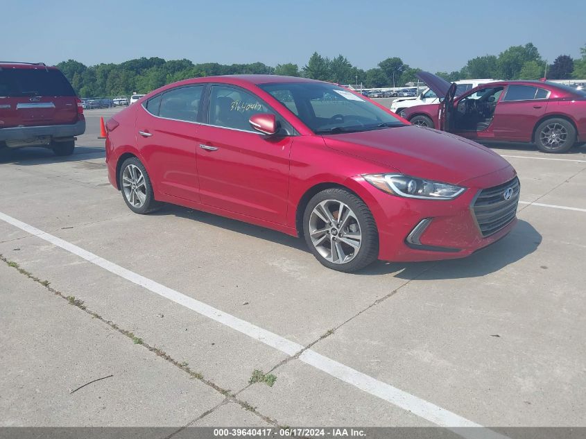 2017 HYUNDAI ELANTRA LIMITED