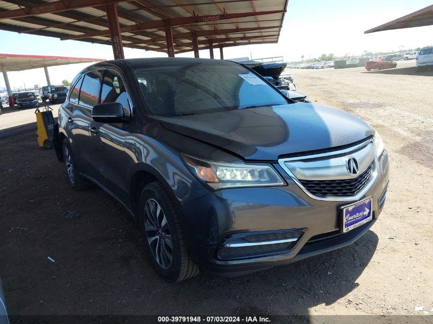 2014 ACURA MDX TECHNOLOGY