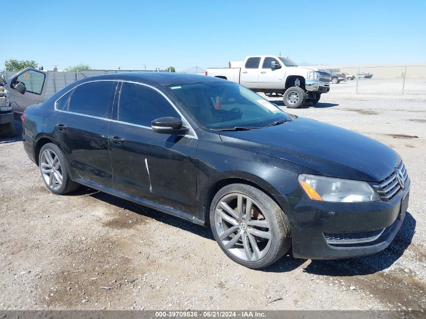 2013 VOLKSWAGEN PASSAT 2.0L TDI SE