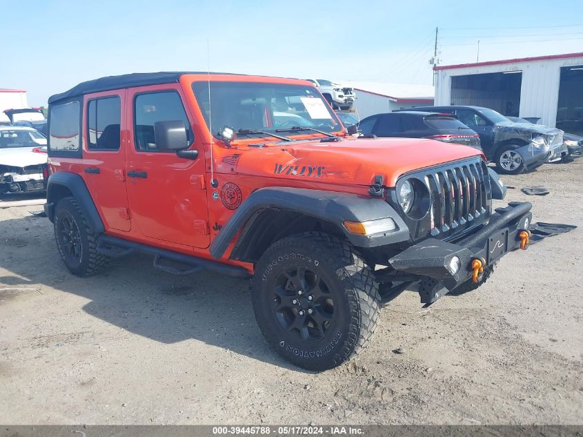 2020 JEEP WRANGLER UNLIMITED WILLYS 4X4