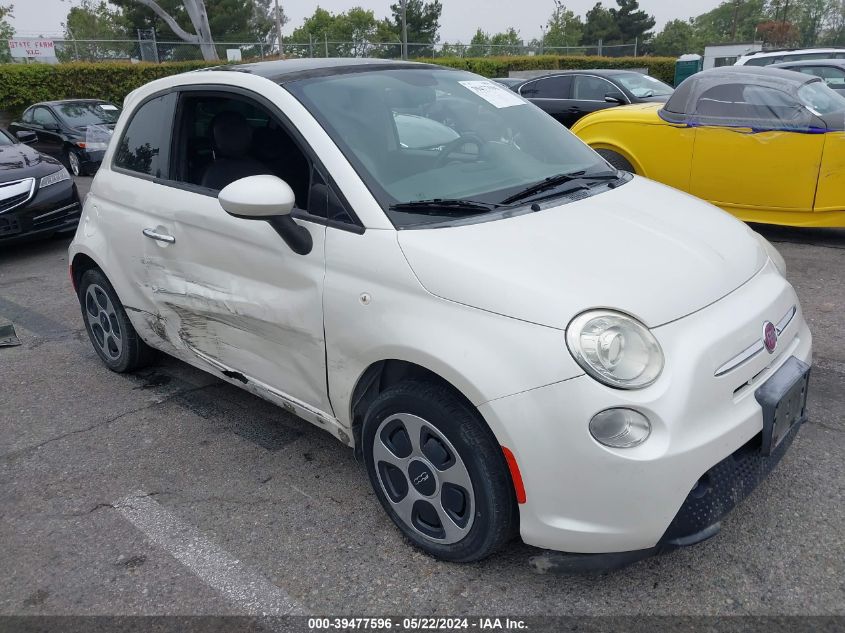 2015 FIAT 500E BATTERY ELECTRIC