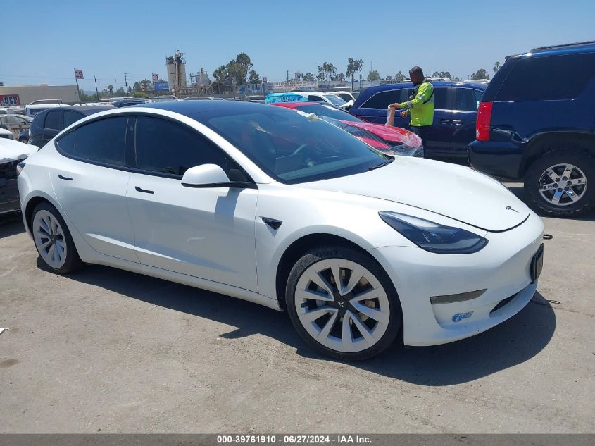 2021 TESLA MODEL 3 LONG RANGE DUAL MOTOR ALL-WHEEL DRIVE