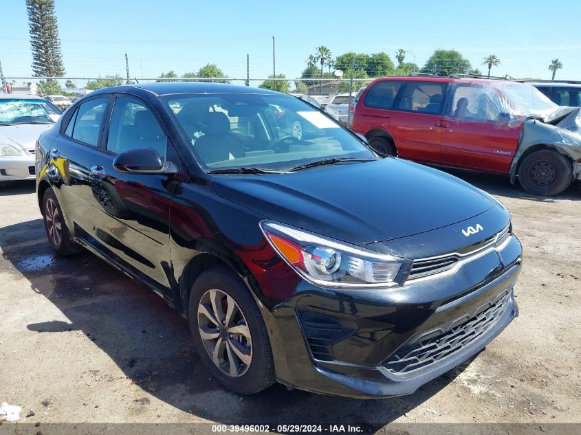 2022 KIA RIO S