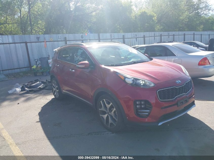 2017 KIA SPORTAGE SX TURBO