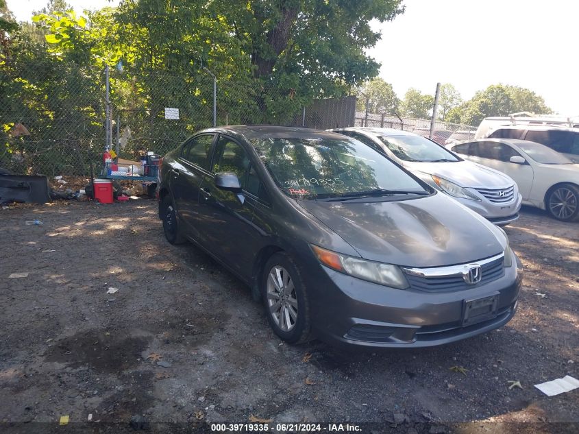 2012 HONDA CIVIC EX