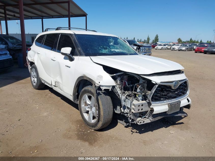 2020 TOYOTA HIGHLANDER HYBRID LE