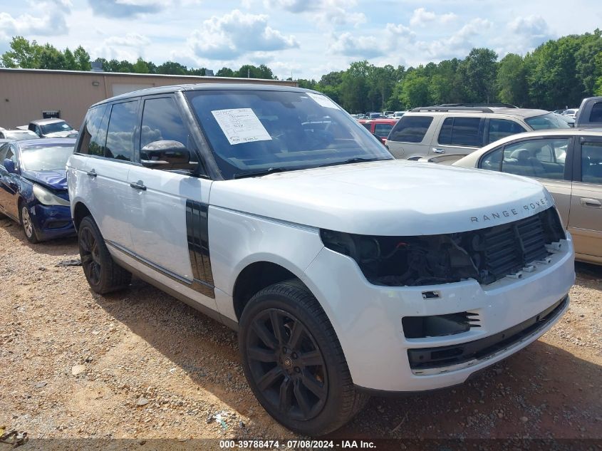 2016 LAND ROVER RANGE ROVER HSE