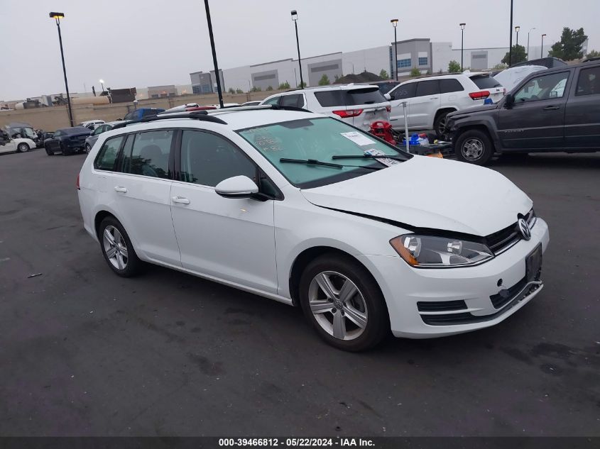 2015 VOLKSWAGEN GOLF SPORTWAGEN TDI S 4-DOOR