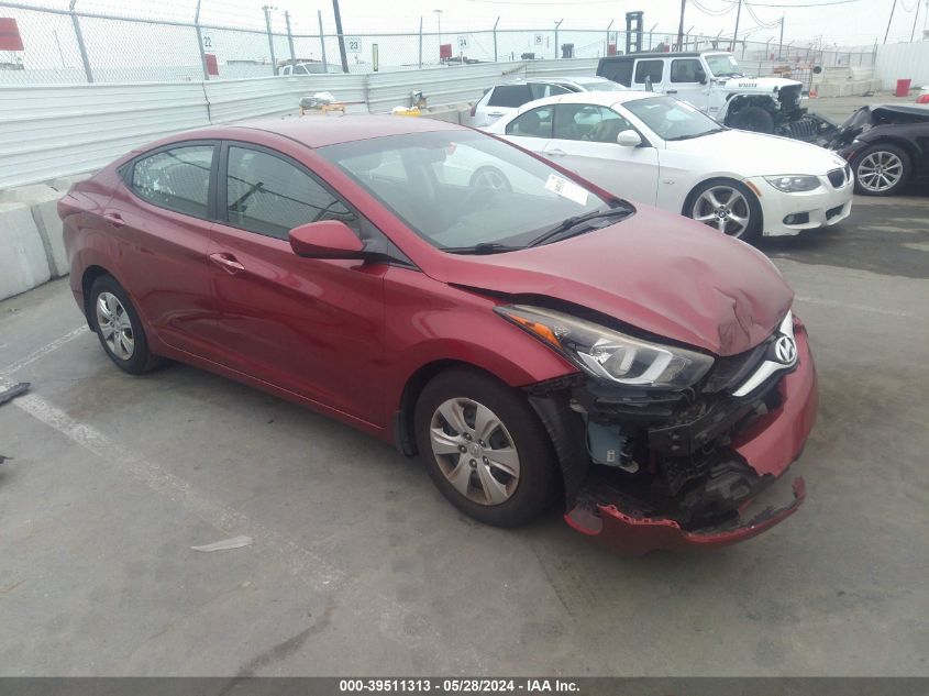 2016 HYUNDAI ELANTRA SE