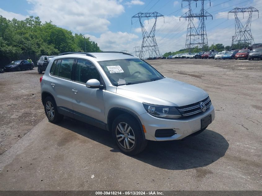 2016 VOLKSWAGEN TIGUAN S