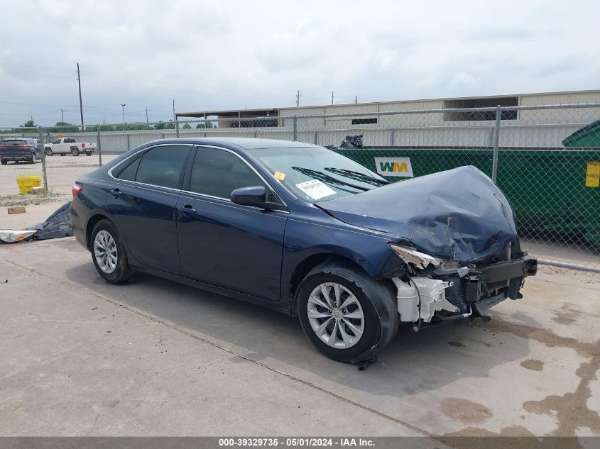 2016 TOYOTA CAMRY LE