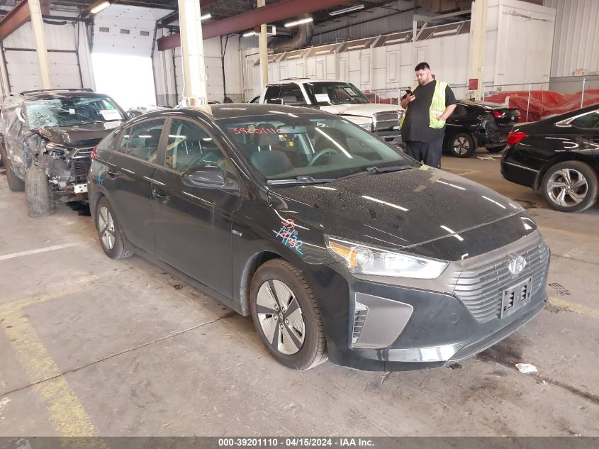 2019 HYUNDAI IONIQ HYBRID BLUE