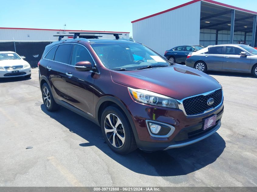 2016 KIA SORENTO 3.3L EX