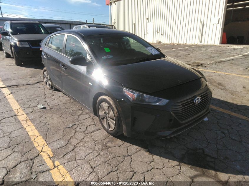 2019 HYUNDAI IONIQ HYBRID BLUE