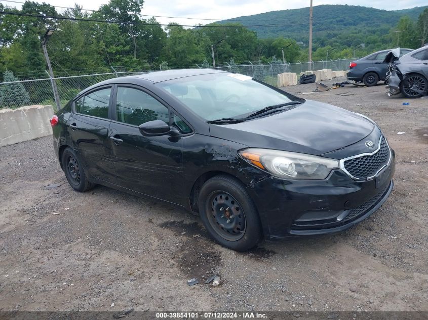 2016 KIA FORTE LX