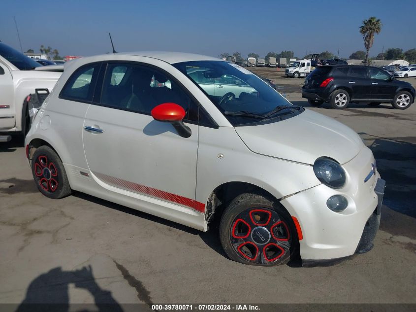 2016 FIAT 500E BATTERY ELECTRIC