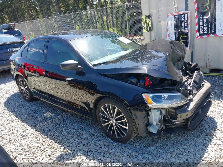 2016 VOLKSWAGEN JETTA 1.8T SPORT