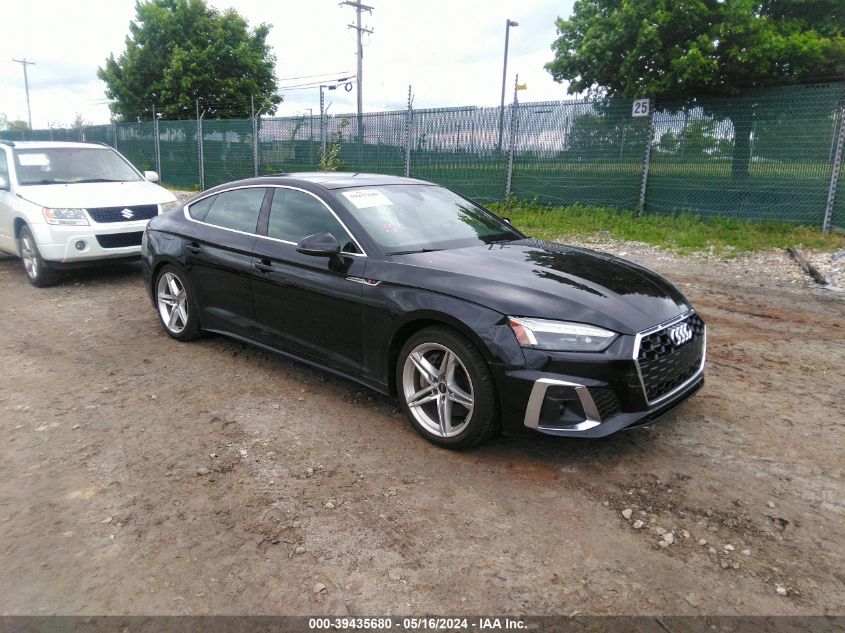 2022 AUDI A5 SPORTBACK PREMIUM PLUS 45 TFSI S LINE QUATTRO S TRONIC