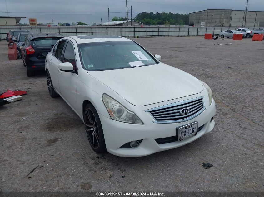 2011 INFINITI G37 JOURNEY