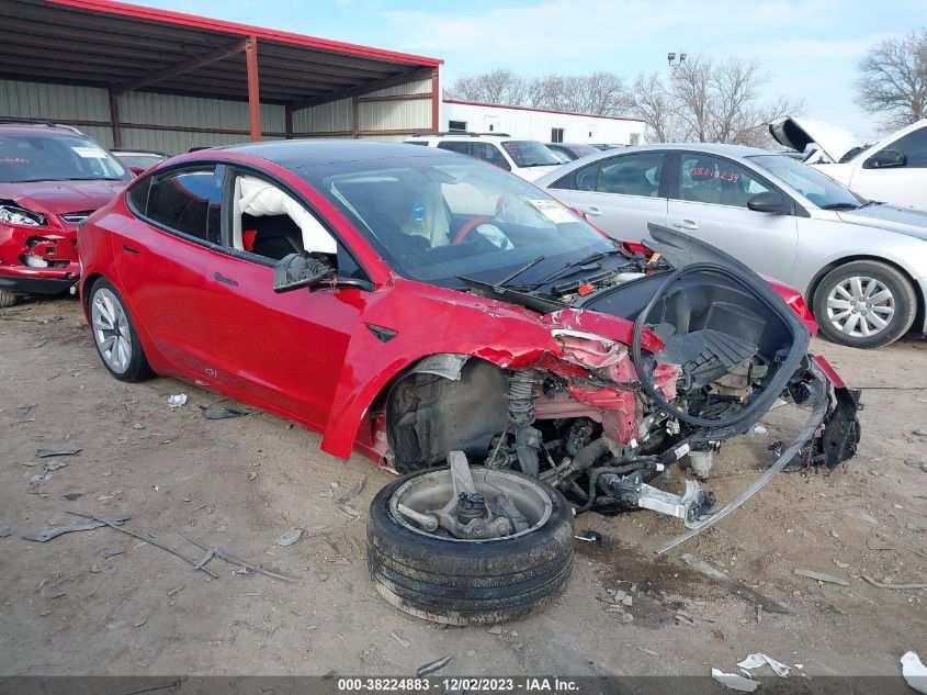 2022 TESLA MODEL 3 LONG RANGE DUAL MOTOR ALL-WHEEL DRIVE