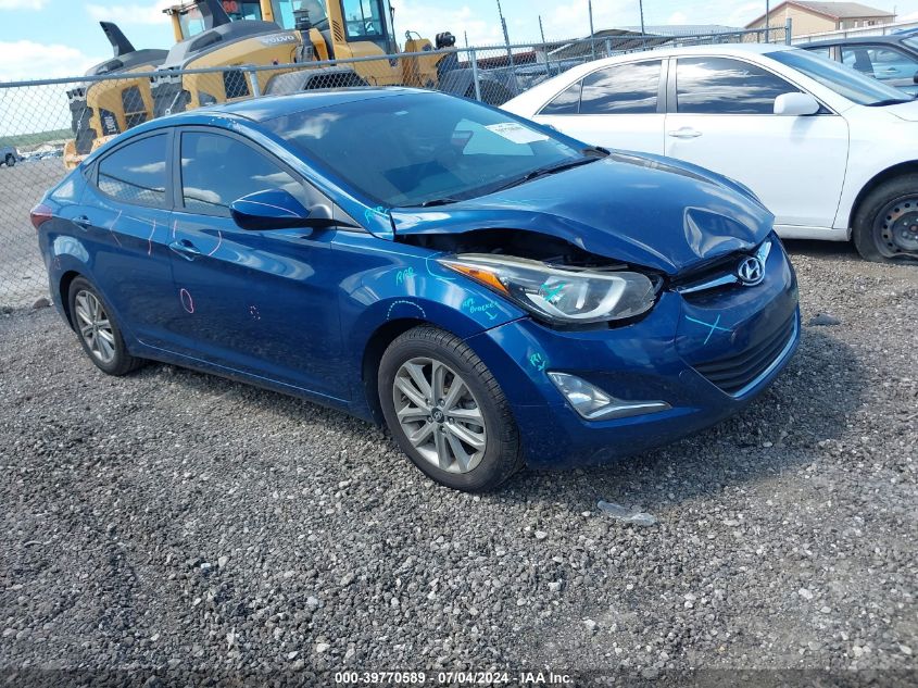 2015 HYUNDAI ELANTRA SE