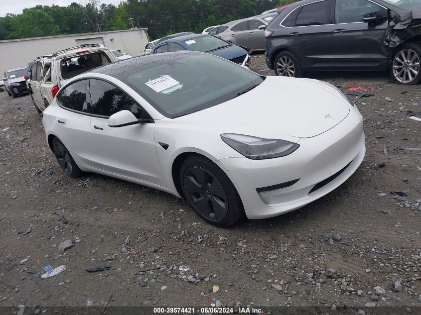 2021 TESLA MODEL 3 STANDARD RANGE PLUS REAR-WHEEL DRIVE