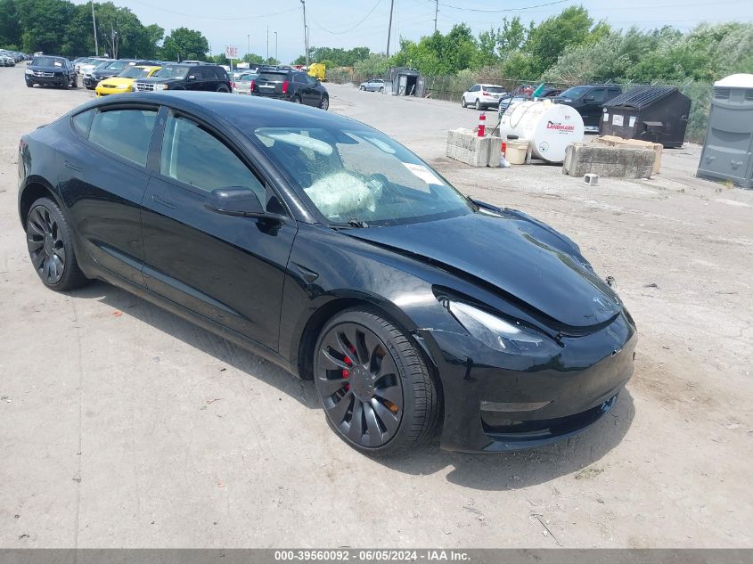 2023 TESLA MODEL 3 PERFORMANCE DUAL MOTOR ALL-WHEEL DRIVE