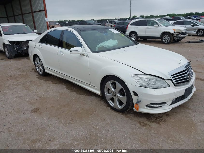 2010 MERCEDES-BENZ S 550