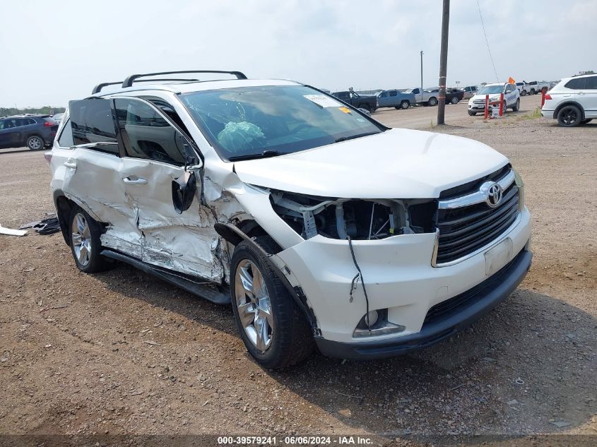 2015 TOYOTA HIGHLANDER LIMITED V6