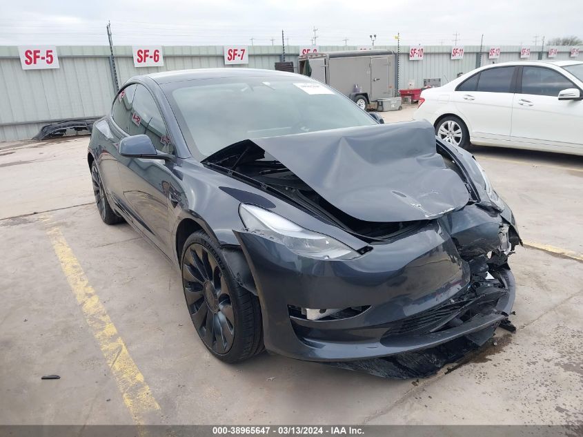 2023 TESLA MODEL 3 PERFORMANCE DUAL MOTOR ALL-WHEEL DRIVE