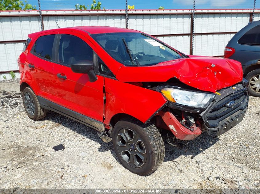 2020 FORD ECOSPORT S