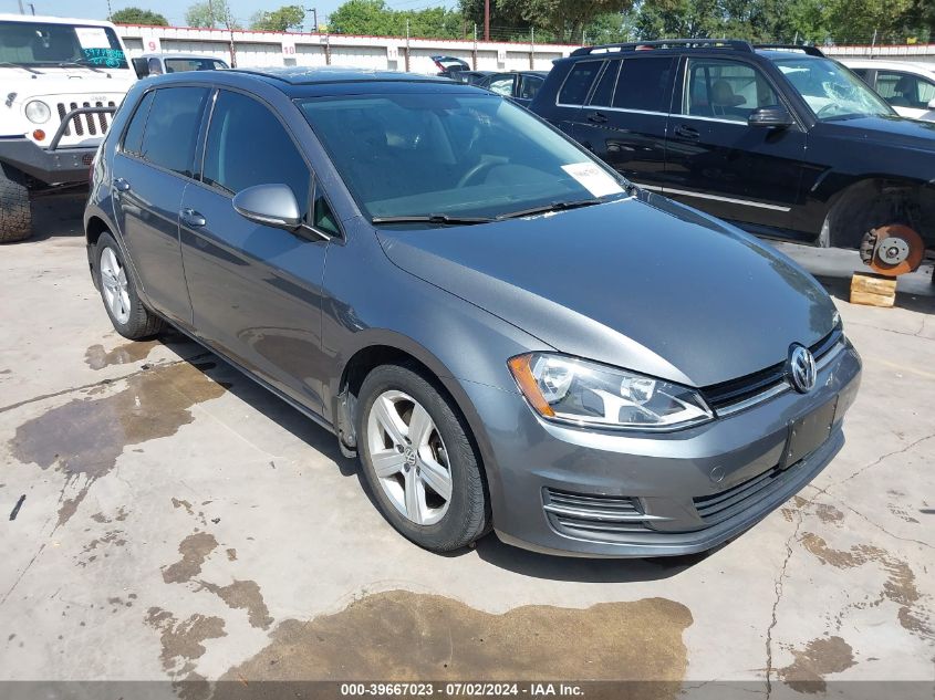 2017 VOLKSWAGEN GOLF TSI S 4-DOOR/TSI SE 4-DOOR/TSI SEL 4-DOOR/TSI WOLFSBURG EDITION 4-DOOR