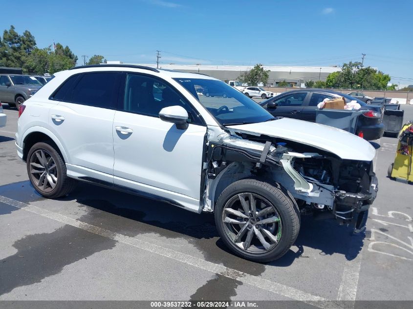 2023 AUDI Q3 PREMIUM 45 TFSI S LINE QUATTRO TIPTRONIC