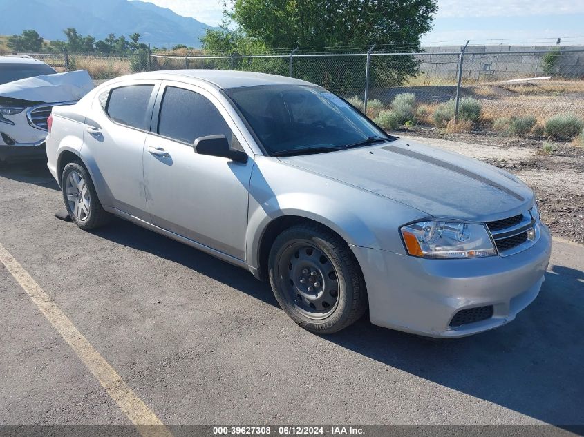 2012 DODGE AVENGER SE