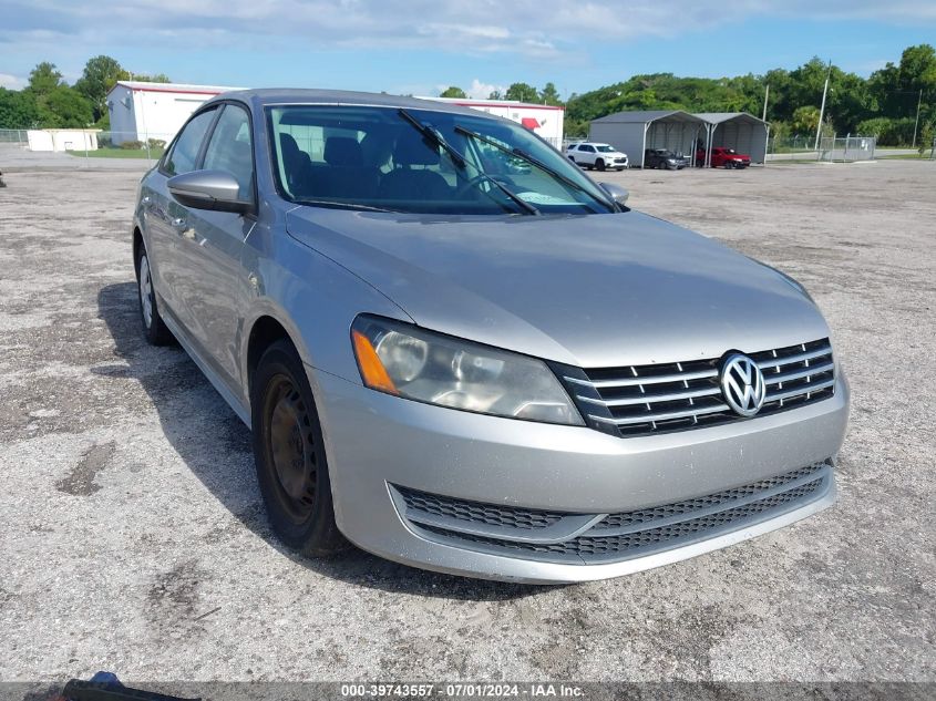 2012 VOLKSWAGEN PASSAT 2.5L S