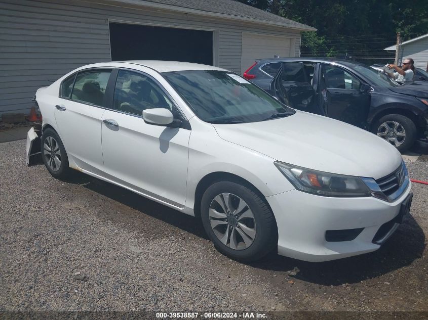 2013 HONDA ACCORD LX