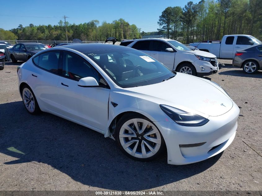 2022 TESLA MODEL 3 LONG RANGE DUAL MOTOR ALL-WHEEL DRIVE