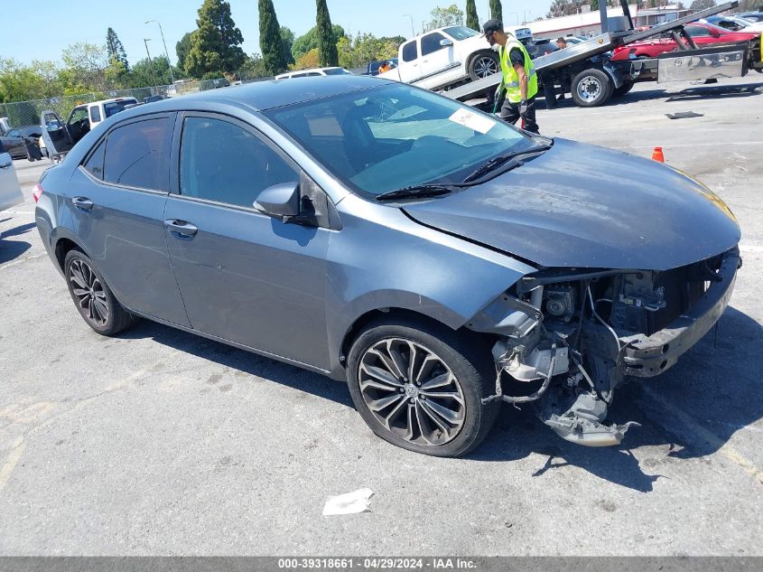 2016 TOYOTA COROLLA S PLUS