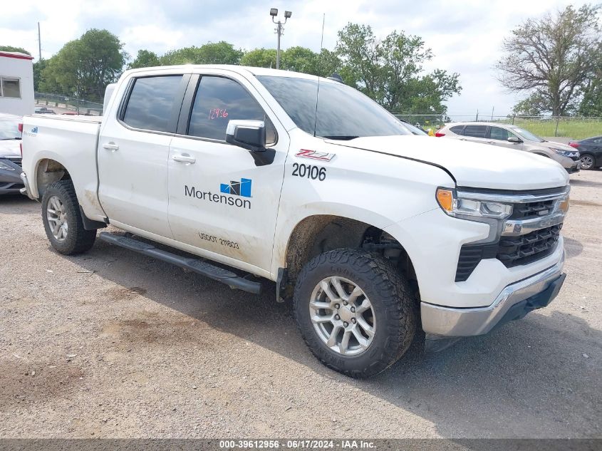 2022 CHEVROLET SILVERADO 1500 4WD  STANDARD BED LT